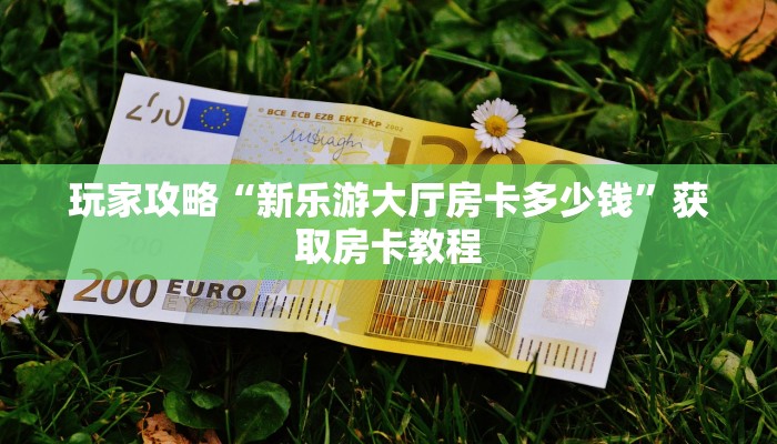 玩家攻略“新乐游大厅房卡多少钱”获取房卡教程